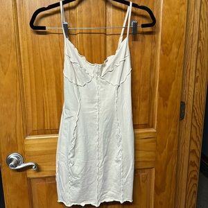 Ribbed Tan Shein Dress
